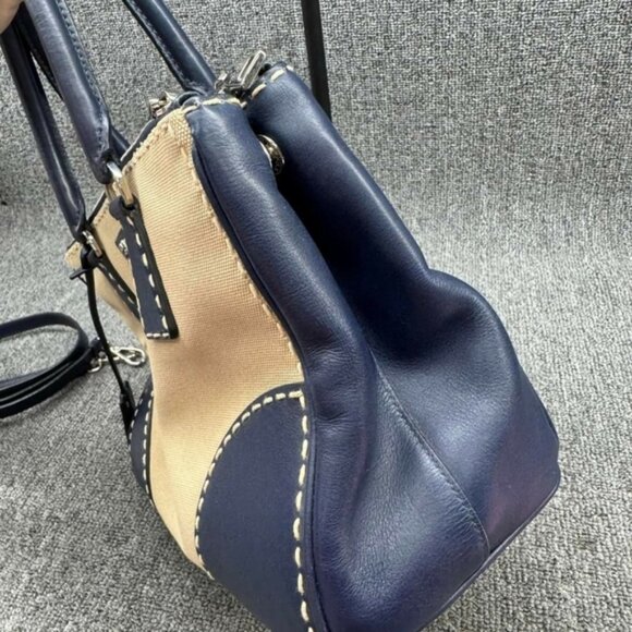 Prada City Canvas Satchel Bag 410-082725 - Picture 6 of 16